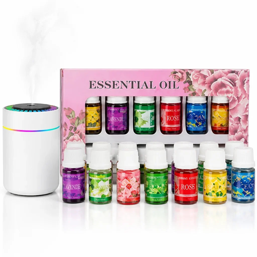 ZenDrop™ — Aromatherapy Diffuser & Essential Oil Set