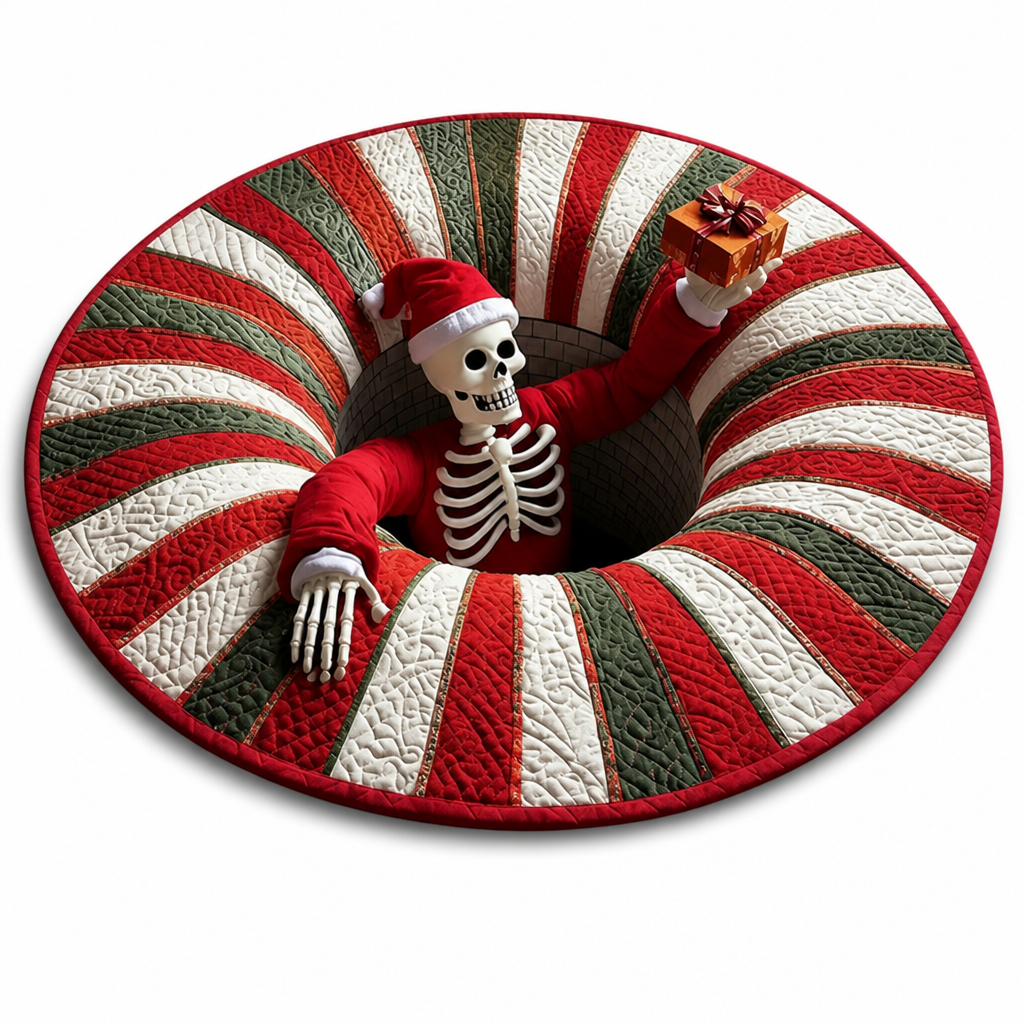 SpookyWeave™ — Halloween Round Decorative Rug