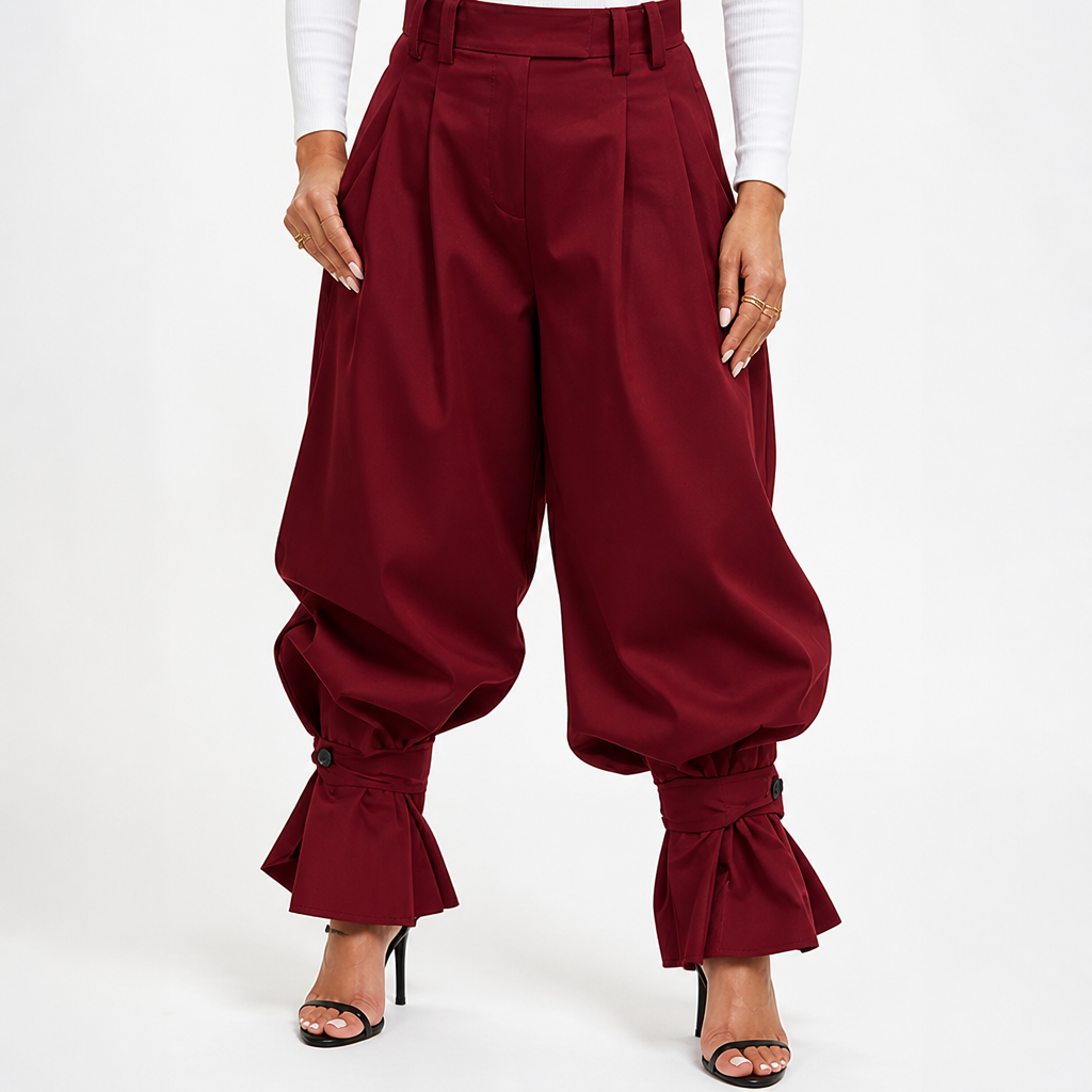 Seraphine™ Wide-Leg Lantern Pants — Flattering All-Day Comfort