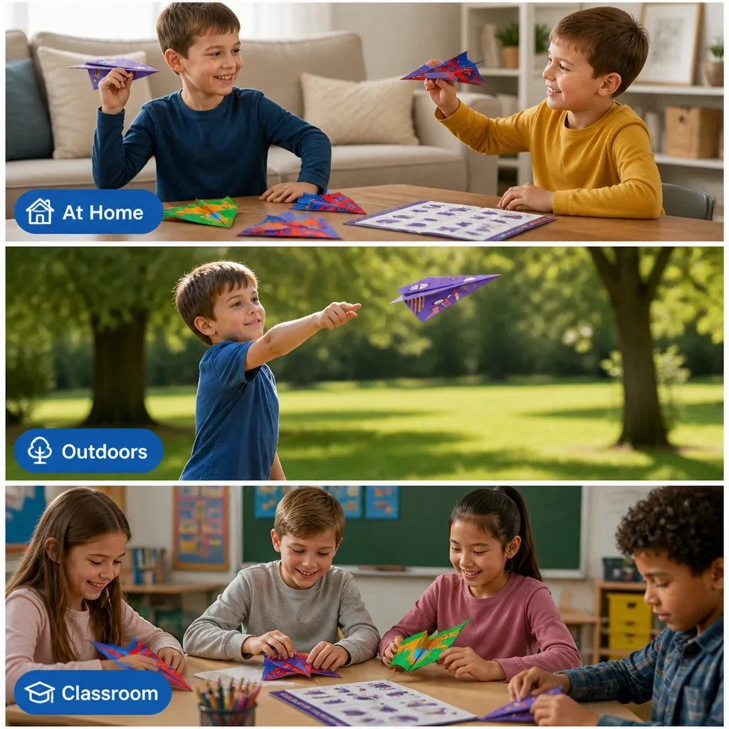 AeroPlay™ — DIY Paper Airplane Activity Set