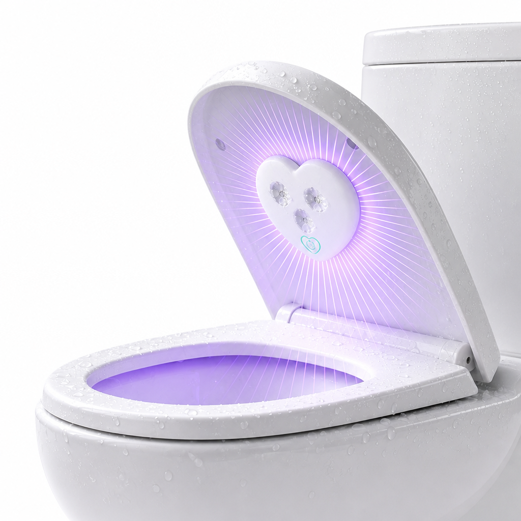 GlowGuard™ — Automatic Toilet UV Cleaner