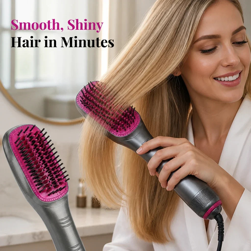 VellaBreeze™ — Heated Straightening Hair Brush