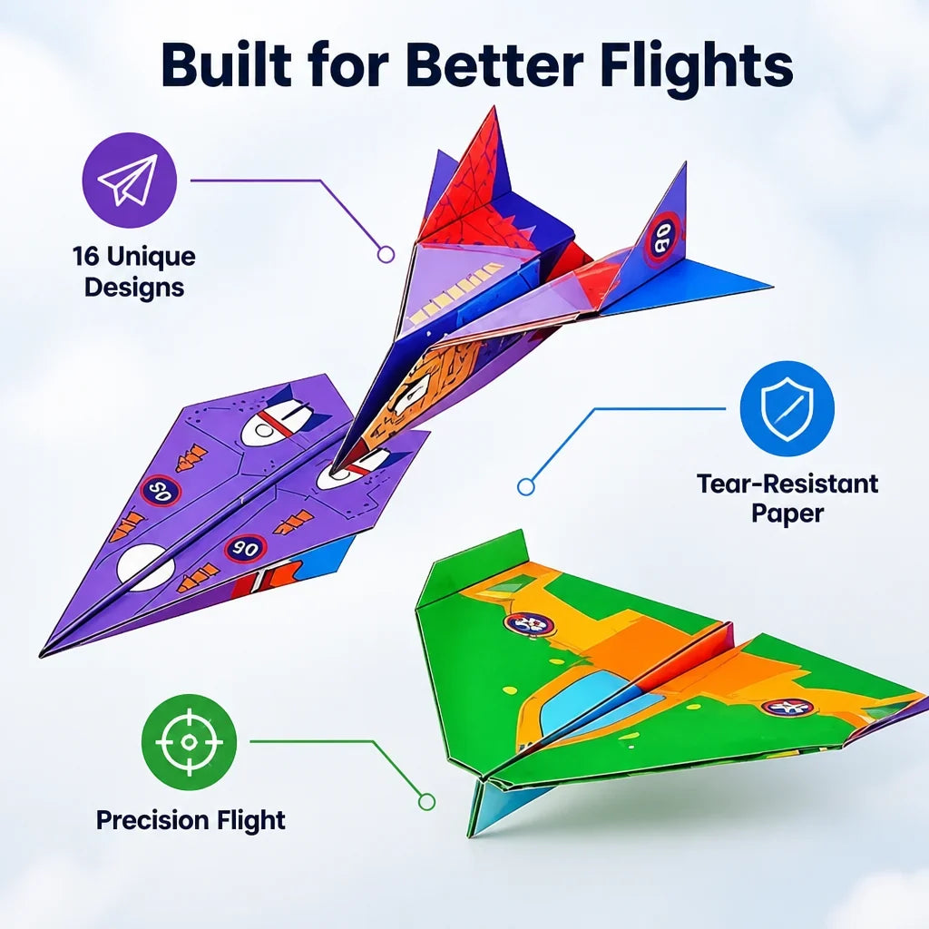 AeroPlay™ — DIY Paper Airplane Activity Set
