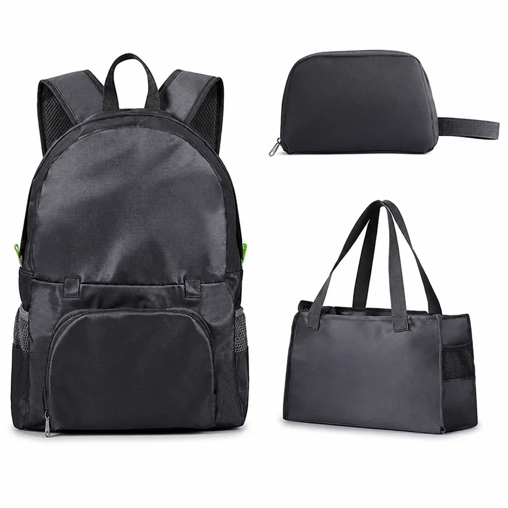 FlexPack™ — Lightweight Backpack & Tote Set