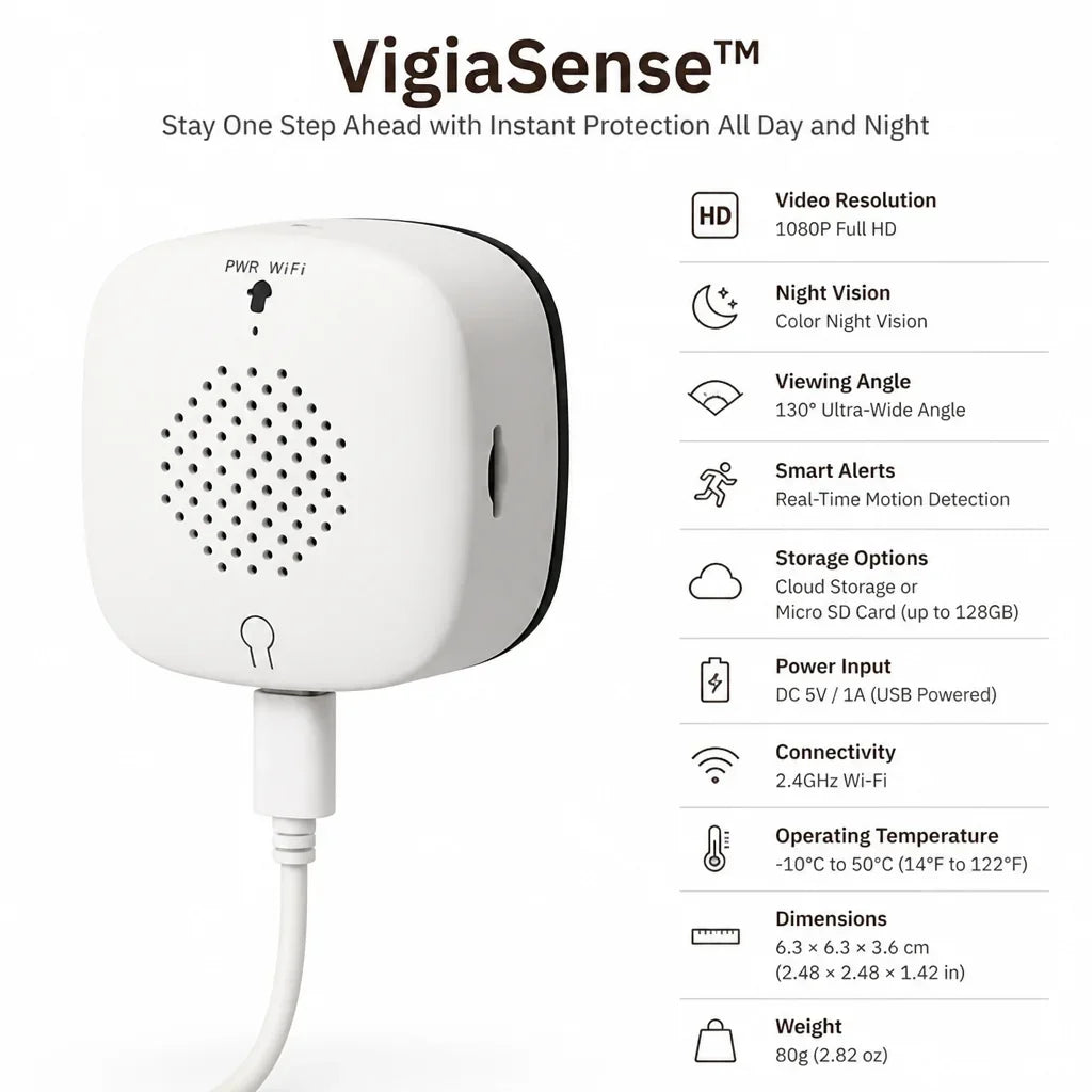 SafeWatch™ — Compact Home Monitoring Sensor