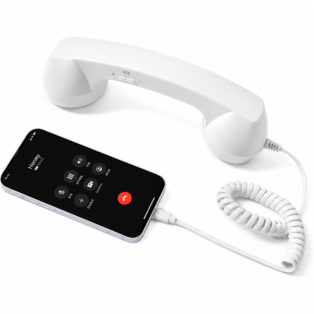 RetroTalk™ Retro Phone Handset — Calls With Classic Style