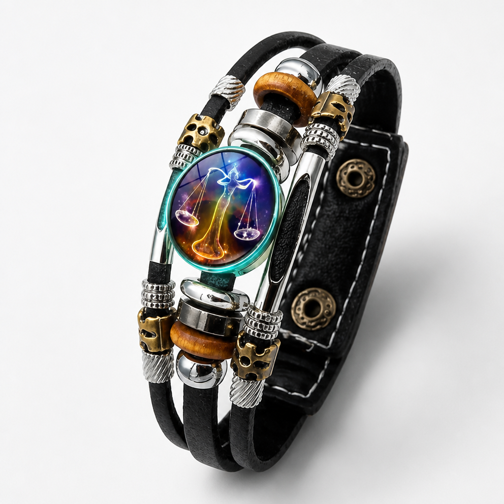 CosmoForge™ — Vintage Cosmic Leather Bracelet Watch
