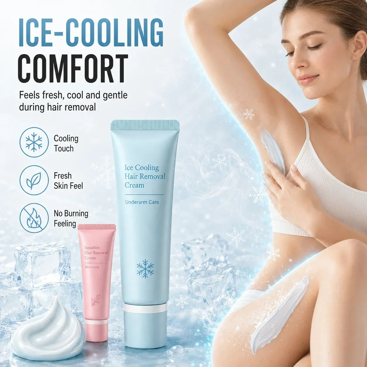 LumiShave™ — Cooling Shave Cream for Silky Skin