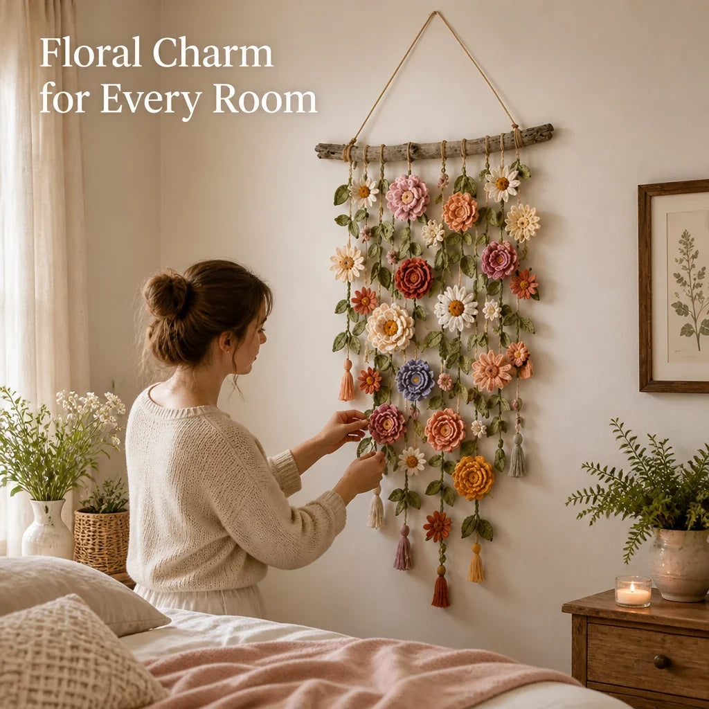 BloomHaven™ — Floral Wall Hanging Decor