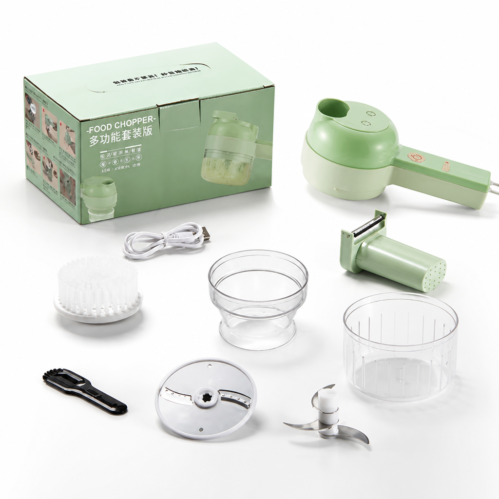 ChopSwift™ 5-in-1 Electric Food Chopper — Prep in Seconds