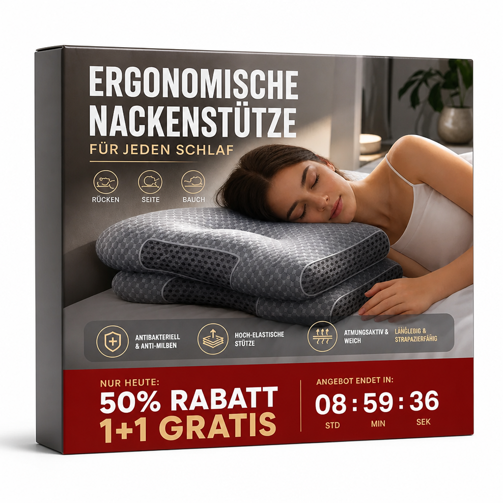 SleepAlign™ — Ergonomic Neck Support Pillow