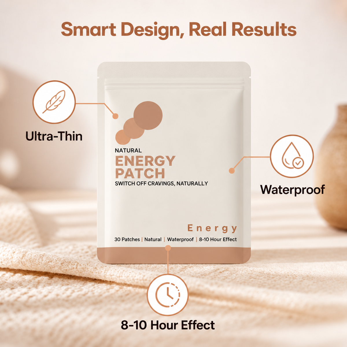 PowerPatch™ — Langanhaltendes Wellness-Pflaster