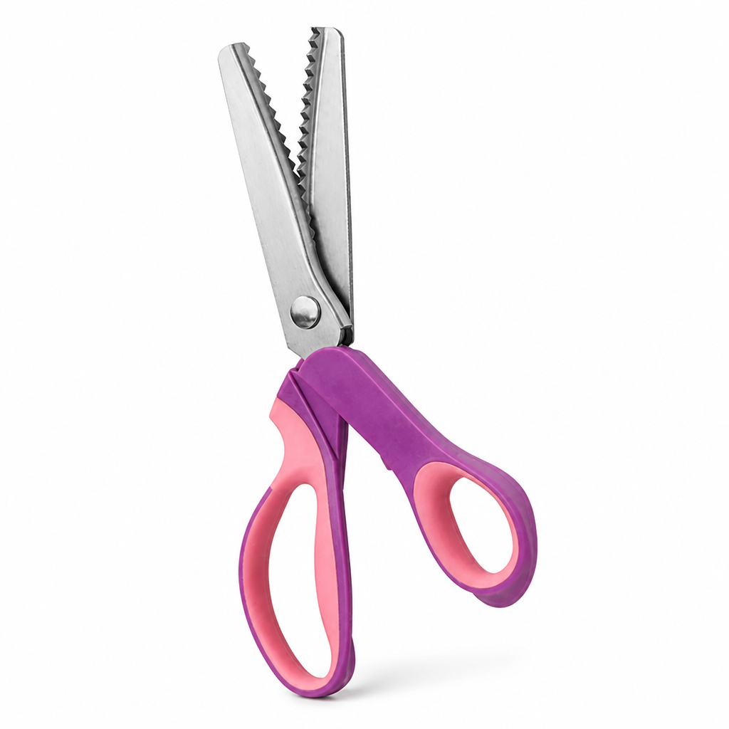 ZigCut™ Pinking Shears — Clean, Fray-Free Edges