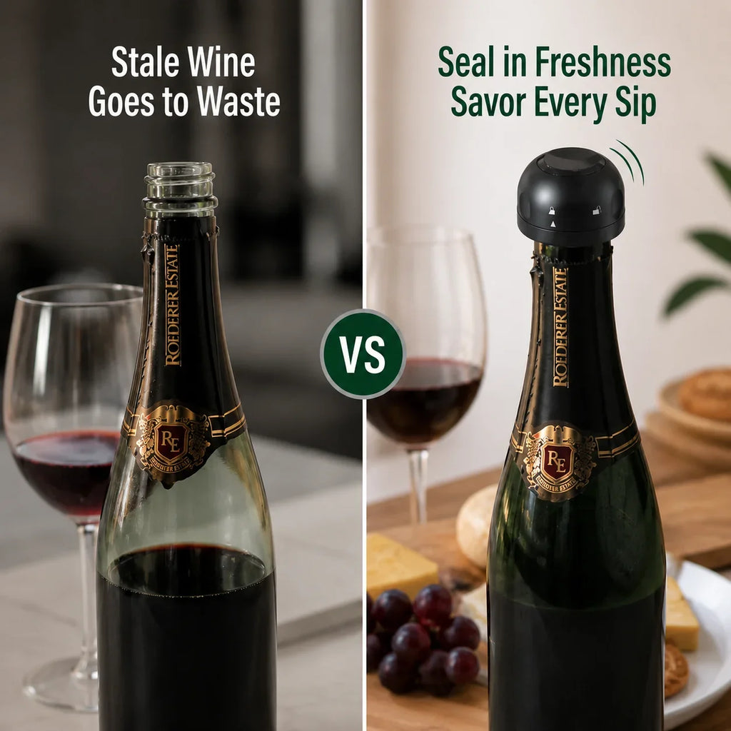 FizzLock™ — Airtight Sparkling Wine Stopper