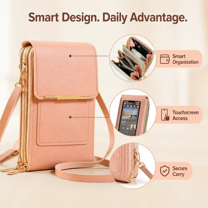 SafeSling™ Anti-Theft Crossbody Phone Bag — Secure & Stylish