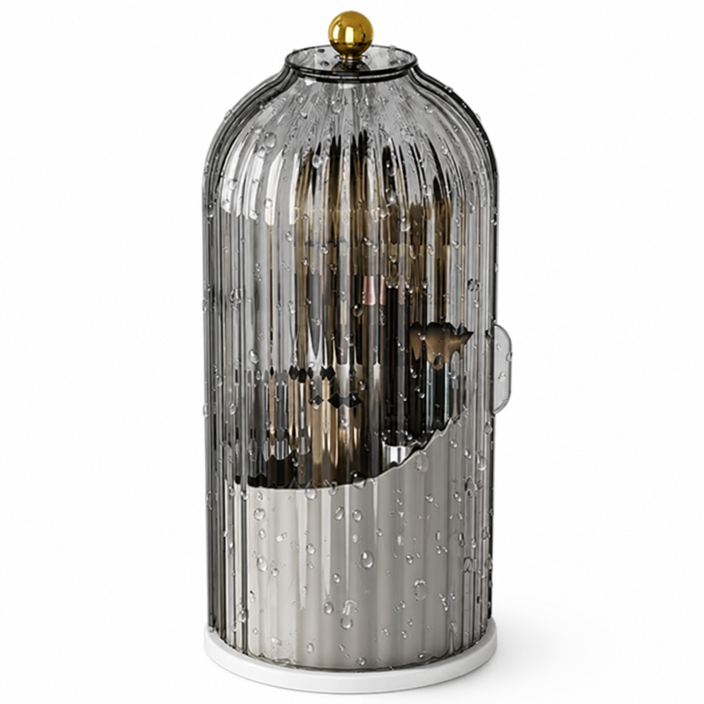 MakeupNest™ — Portable Cosmetic Brush Storage Container