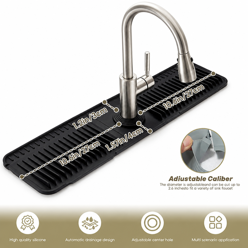 SinkGuard™ — Keep Your Sink Dry, Clean, and Clutter-Free