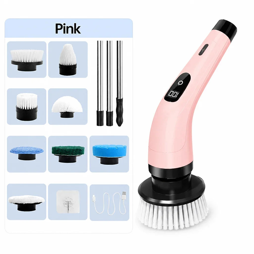 ScrubBlitz™ 8-in-1 Electric Cleaning Brush — Effortless Scrubbing