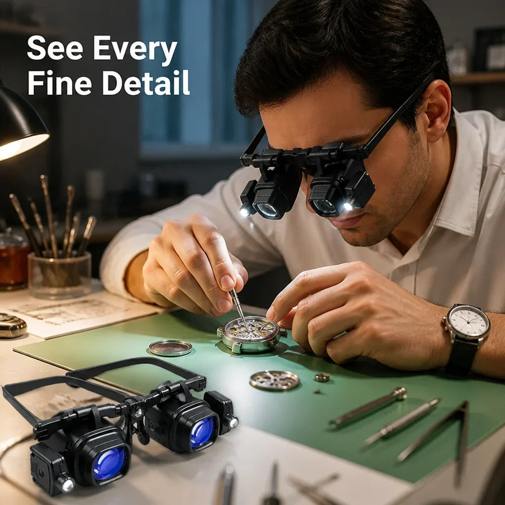MagnifyMax™ — Multi-Lens Precision Magnifier Set