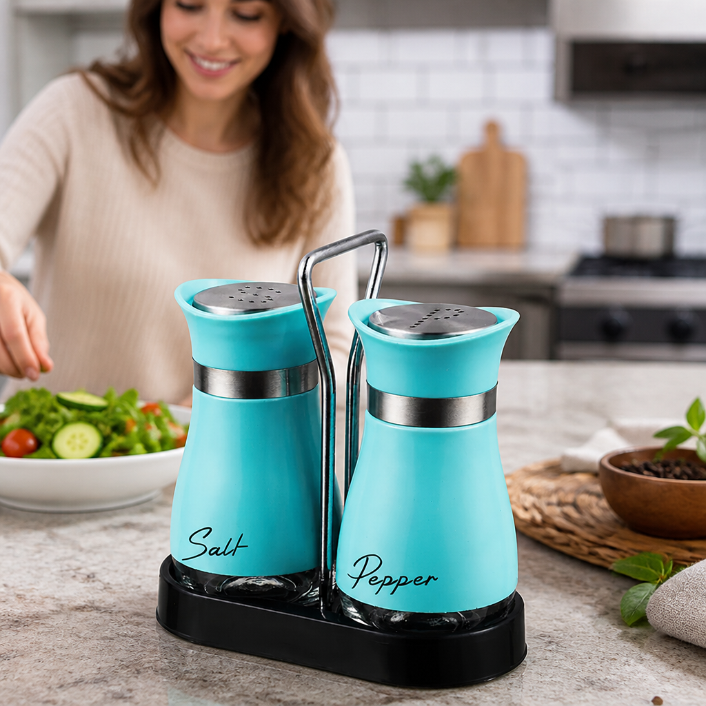SpiceMate™ — Automatic Seasoning Grinder Duo