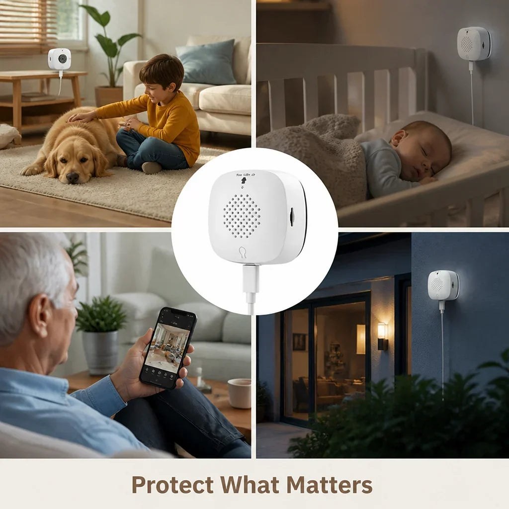 SafeWatch™ — Compact Home Monitoring Sensor