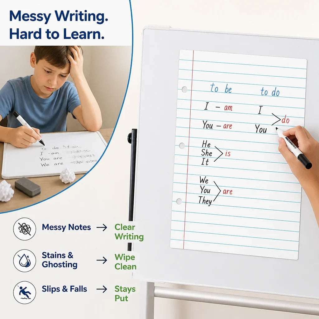 WriteGrid™ — Magnetic Planning & Writing Board