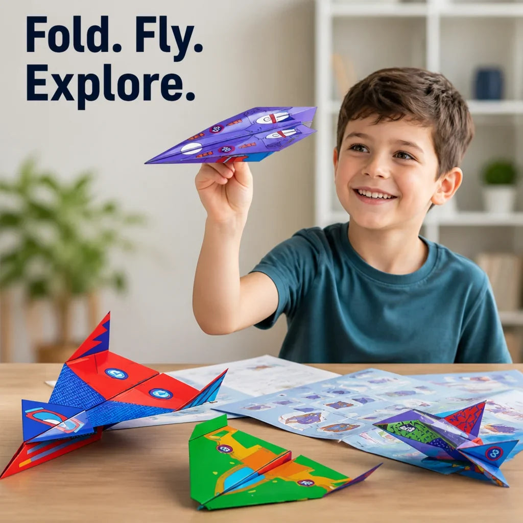 AeroPlay™ — DIY Paper Airplane Activity Set