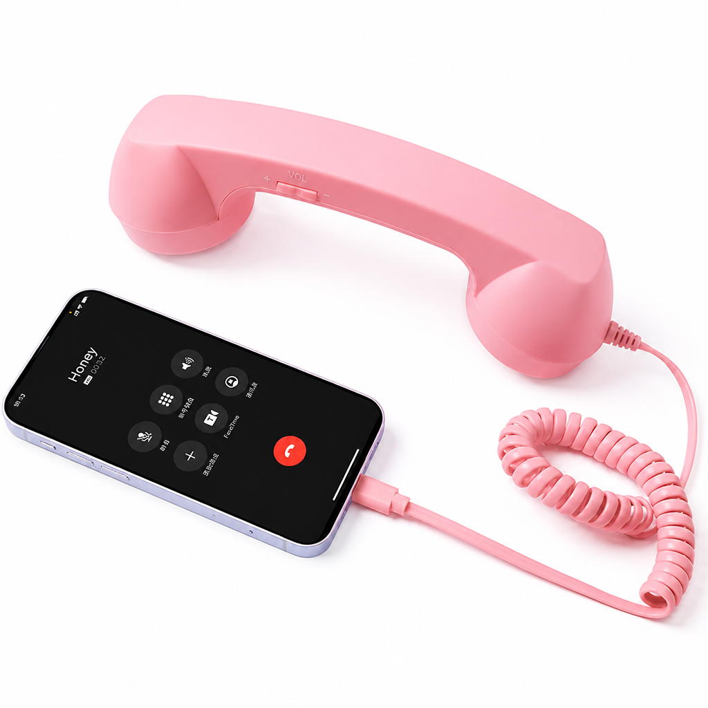 RetroTalk™ Retro Phone Handset — Calls With Classic Style