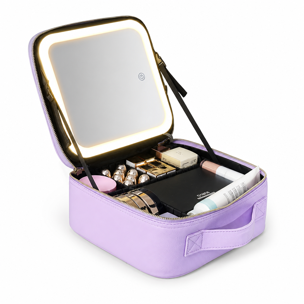 BeautyVault™ — Travel Makeup Storage Case