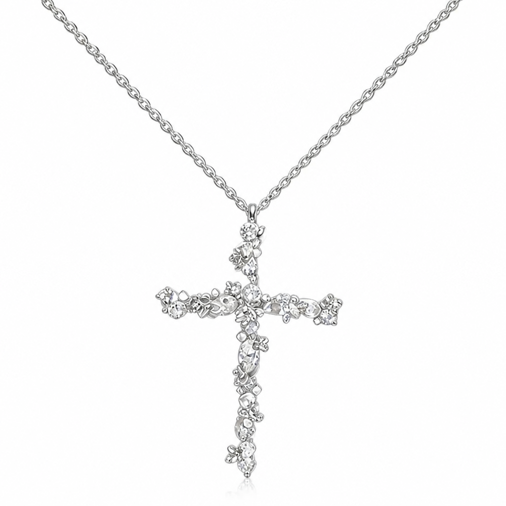 Seraphina™ Sparkling Cross Necklace — Faith in Every Glance