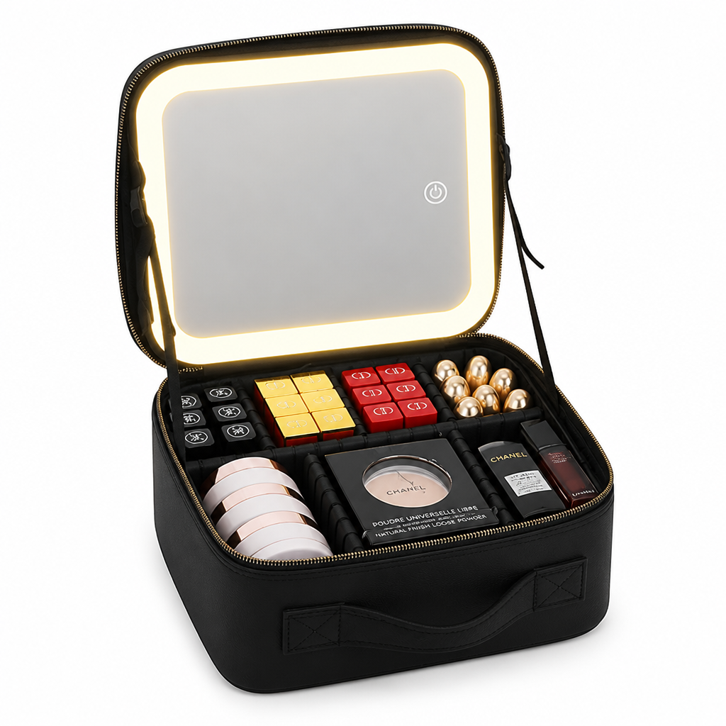 BeautyVault™ — Travel Makeup Storage Case