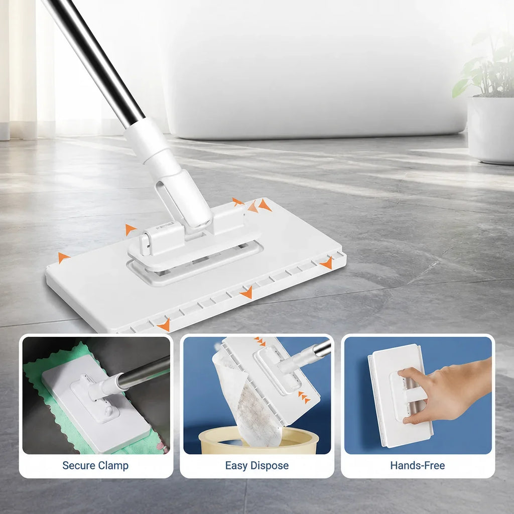 CleanGlide™ — Easy-Swipe Floor Mop