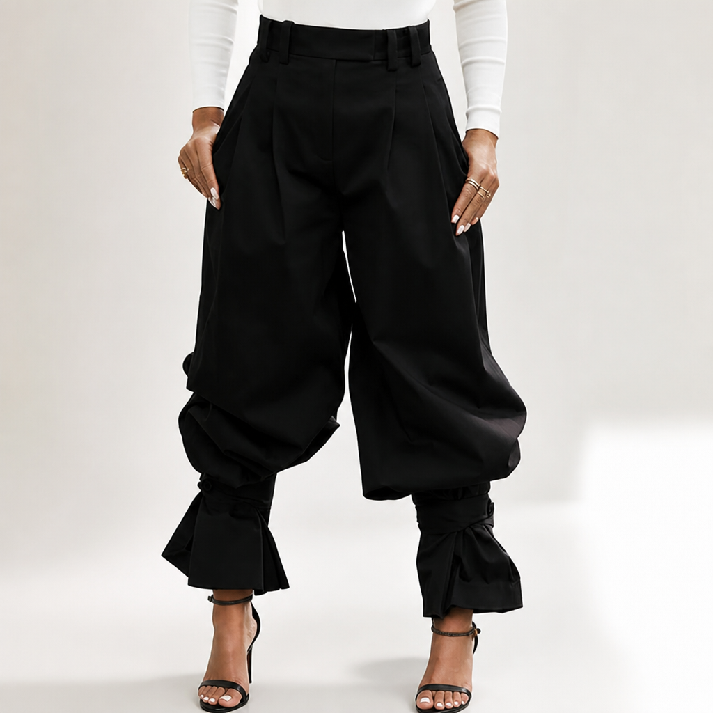 Seraphine™ Wide-Leg Lantern Pants — Flattering All-Day Comfort